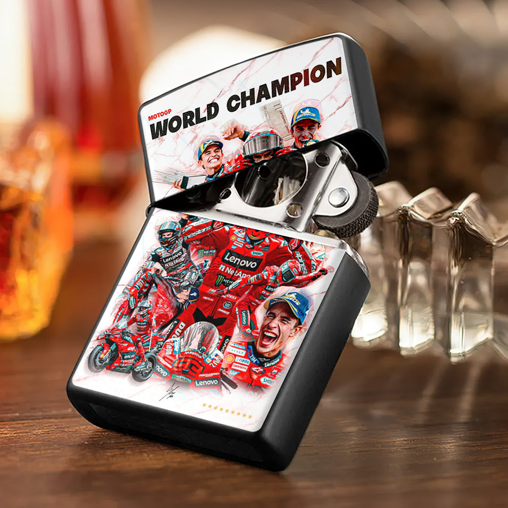 Ducati Lenovo Team x Marc Márquez Zippo Lighter Case (No Insert) – TANTN16967