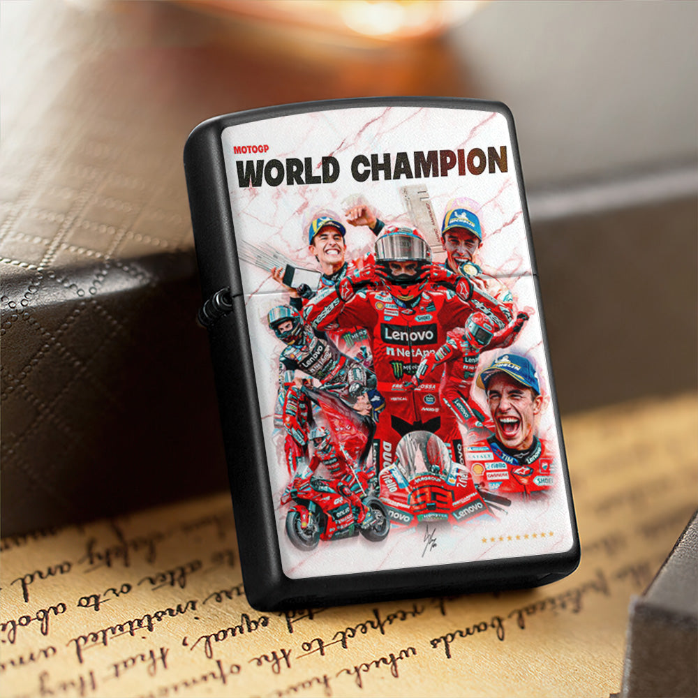 Ducati Lenovo Team x Marc Márquez Zippo Lighter Case (No Insert) – TANTN16967