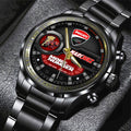 Ducati Lenovo Team x Marc Márquez 2025 World Champion Black Stainless Steel Watch – HOATT13560