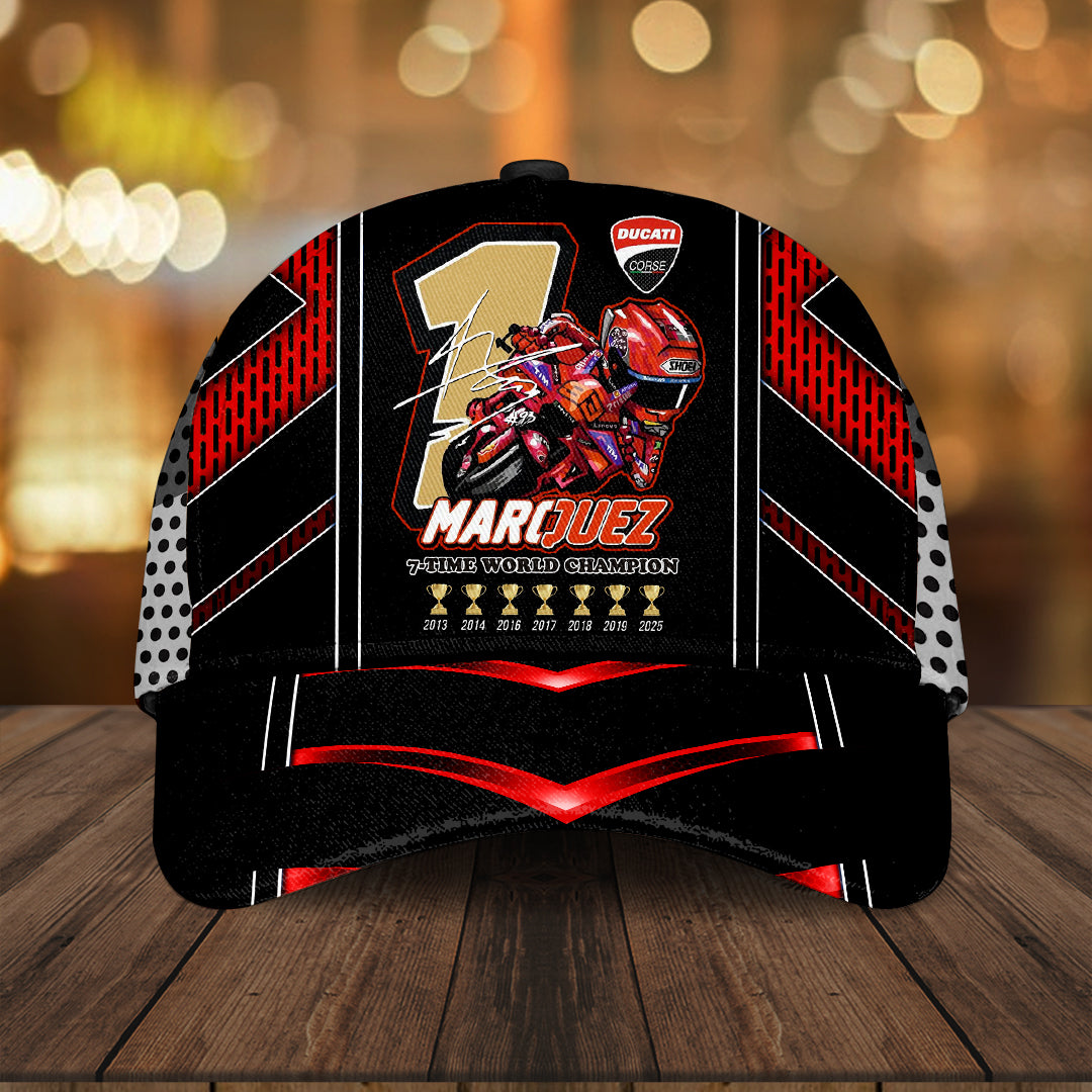 Ducati Lenovo Team x Marc Márquez 2025 World Champion Classic Cap – HOATT13539