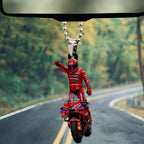 Ducati Lenovo Team x Marc Márquez Custom Shape 2-sided Acrylic Car Ornament – TANTN17207