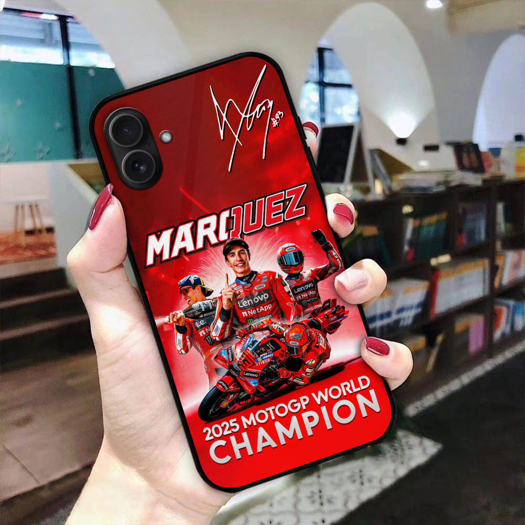 Ducati Lenovo Team x Marc Márquez 2025 World Champion Phone Case – HOATT13543