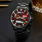 Ducati Lenovo Team x Marc Márquez 2025 World Champion Black Stainless Steel Watch – HOATT13653