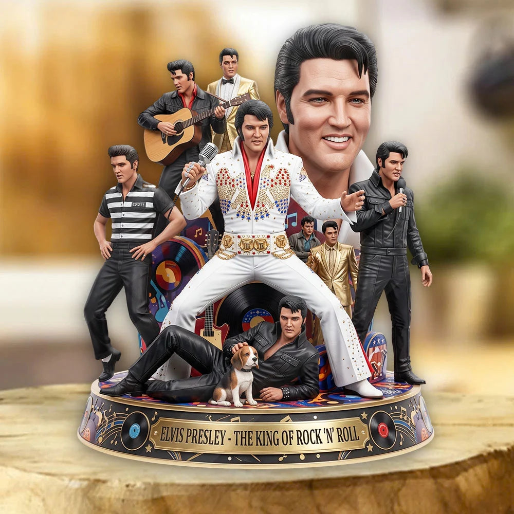 Elvis Presley Custom Shape Acrylic Plaque – TMTHU9037