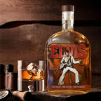 Elvis Presley 25oz Empty Whiskey Bottle – TMTHU1788