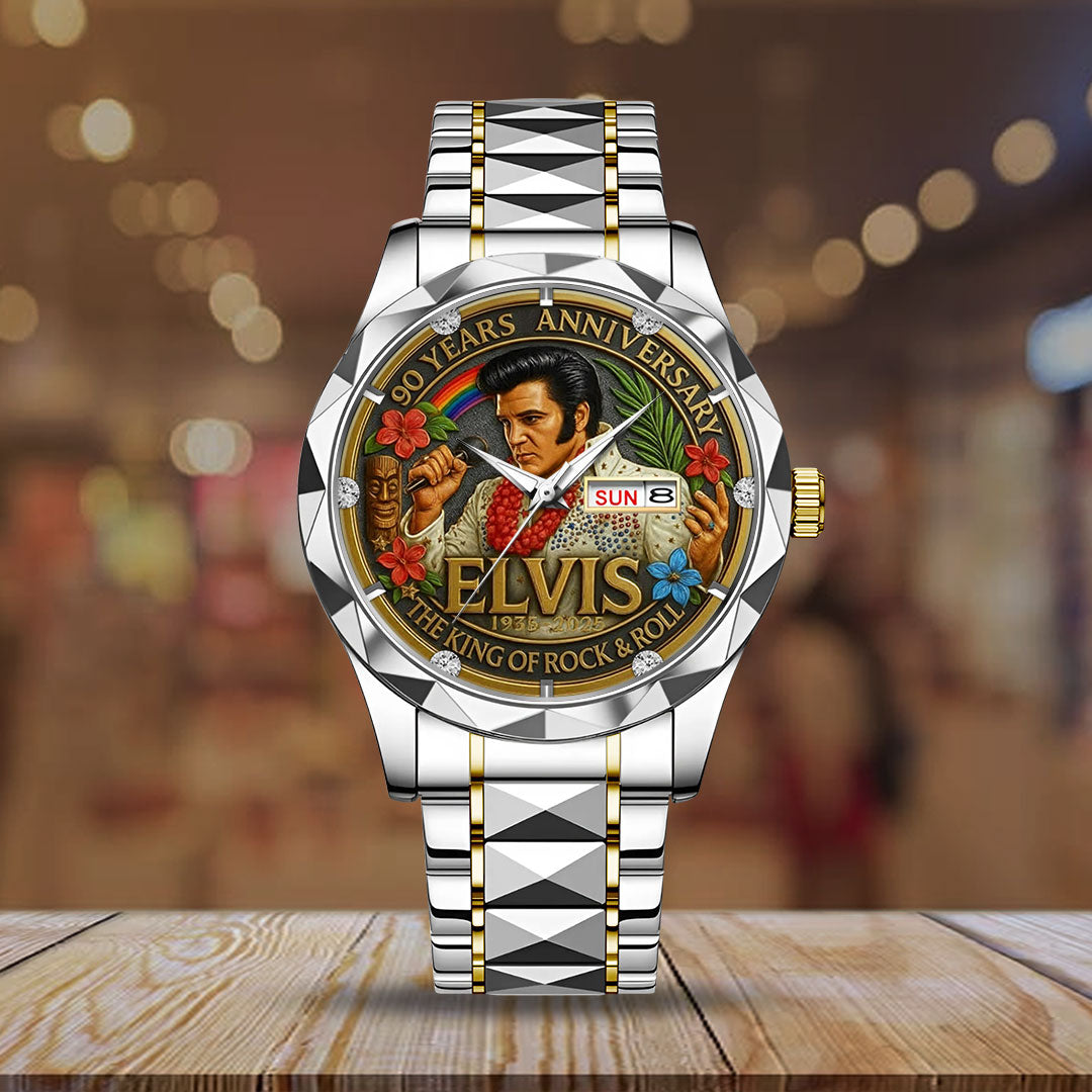 Elvis Presley 90 Years Alloy Luxury Quartz Watch – TMTHU780