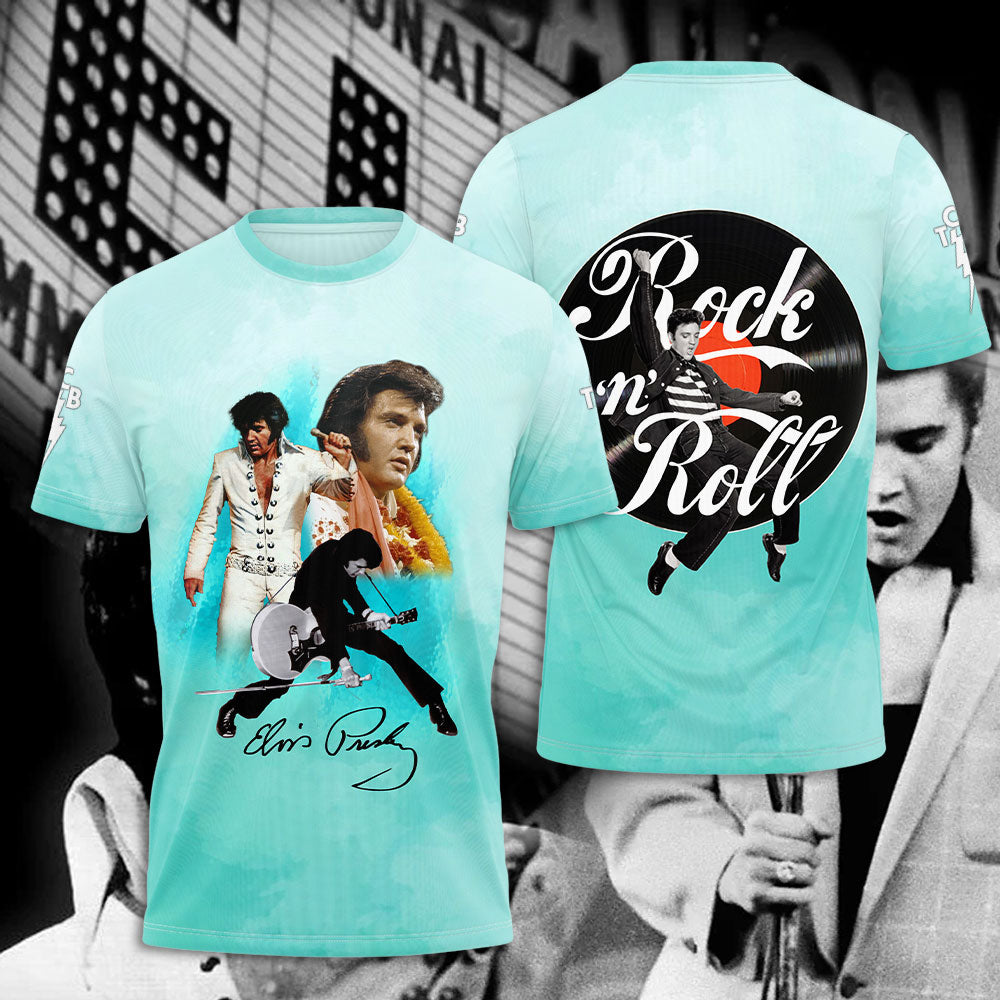 Elvis Presley Round Neck Raglan Sleeve Sweatshirt – HOATT 7316