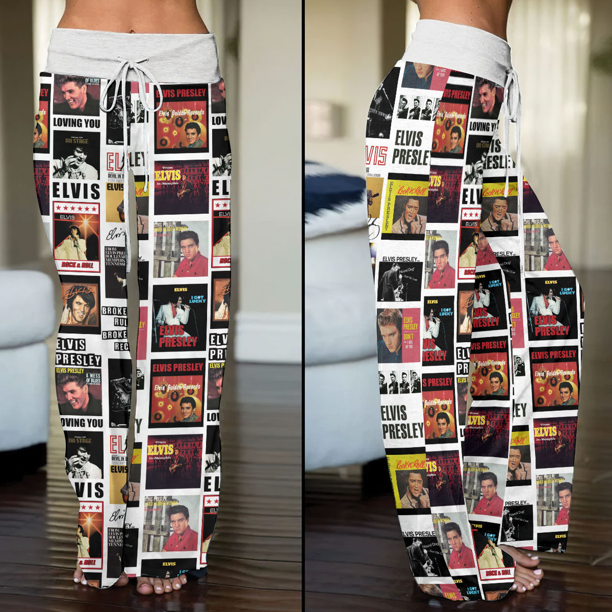 Elvis Presley High-Waisted Straight-Leg Trousers – VANDH 3573