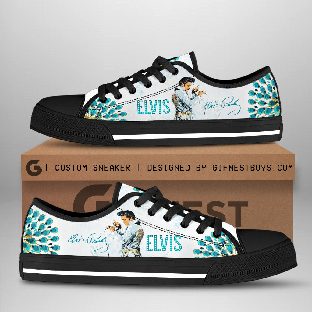 Elvis Presley Low Top Canvas Shoes – VANDH 2676