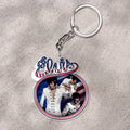 Elvis Presley Custom Shape 1-sided Keychain – HOATT 9246
