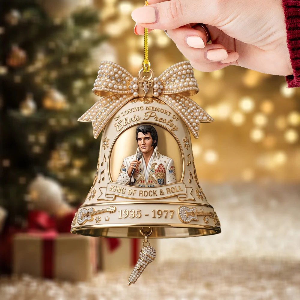 Elvis Presley Custom Shape 2-side Printed Acrylic Ornament – TMTHU9748