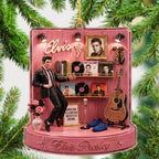 Elvis Presley Custom Shape 2-side Printed Acrylic Ornament – TMTHU9928