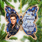 Elvis Presley Custom Shape 2-side Printed Acrylic Ornament – TMTHU9948