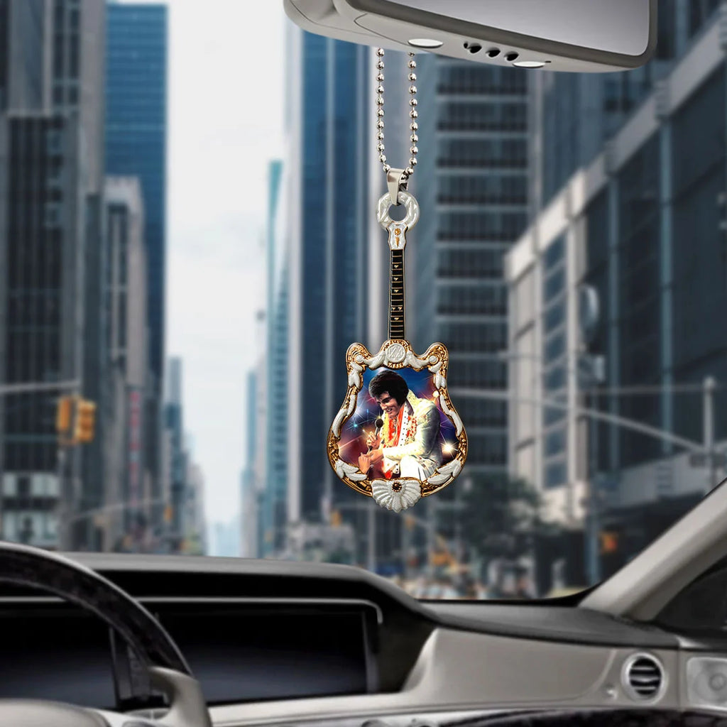 Elvis Presley Custom shape 2-sided Acrylic Car Ornament – HOATT20579