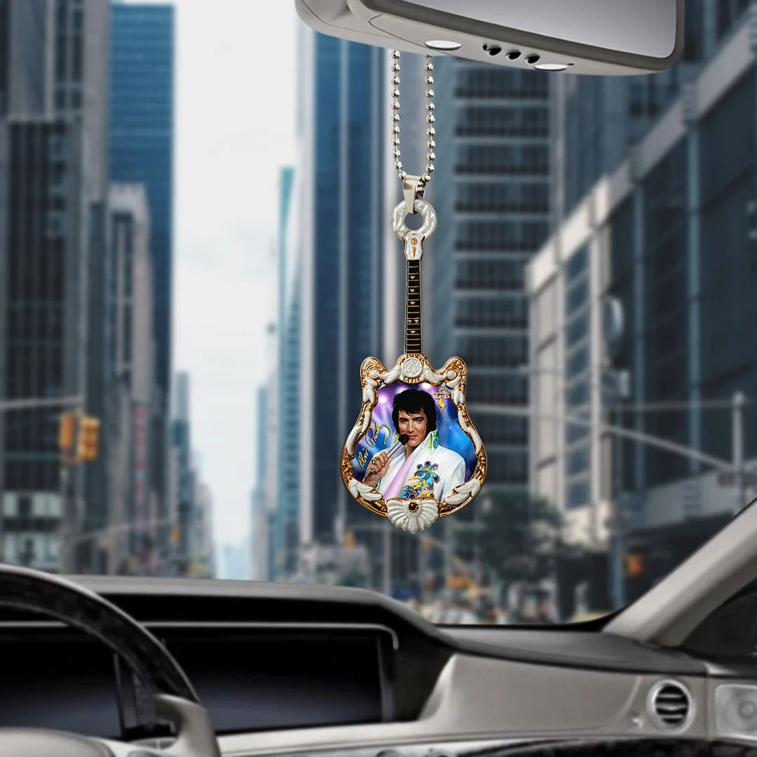 Elvis Presley Custom shape 2-sided Acrylic Car Ornament – HOATT20580