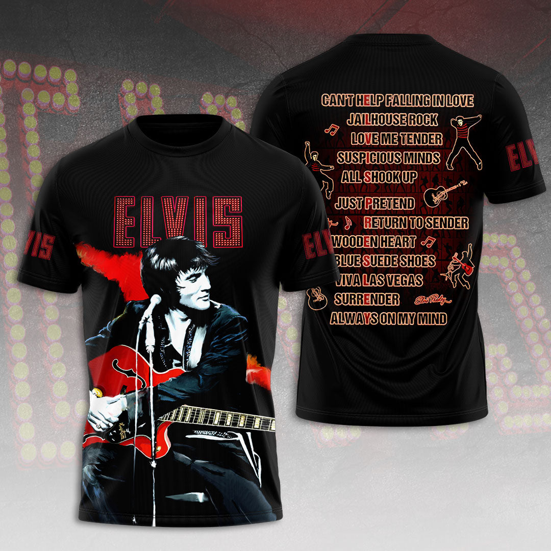 Elvis Presley 3D Hawaiian Apparel – GNE 636