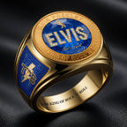 Elvis Presley 3D Engraved Ring – HOATT18318