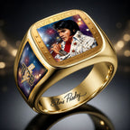 Elvis Presley 3D Engraved Ring – HOATT19095