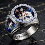 Elvis Presley 3D Engraved Ring – HOATT19281