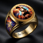 Elvis Presley 3D Engraved Ring – HOATT19300