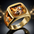 Elvis Presley 3D Engraved Ring – HOATT19336