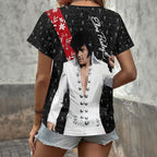 Elvis Presley 3D Women's V-Neck T-Shirt – HOATT17618