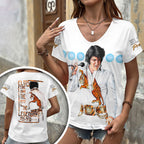 Elvis Presley Short Sleeve Button-Down Shirt – ANHNV 1859