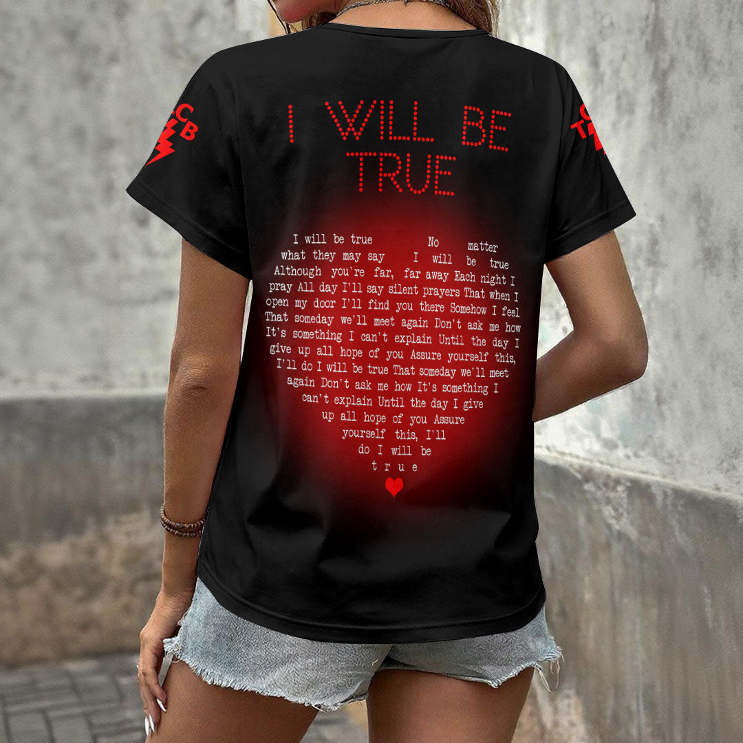 Elvis Presley 3D Women's V-Neck T-Shirt – HOATT18989