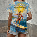 Elvis Presley 3D Women's V-Neck T-Shirt – HOATT19001