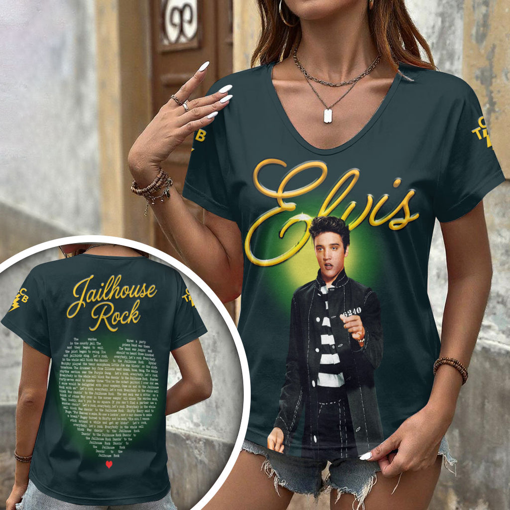 Elvis Presley Short Sleeve Button-Down Shirt – ANHNV 1822