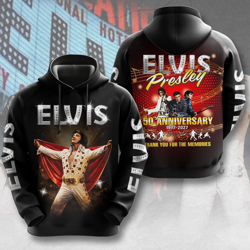 Elvis Presley 50th Anniversary 2027 3D Apparel – MAITM15397