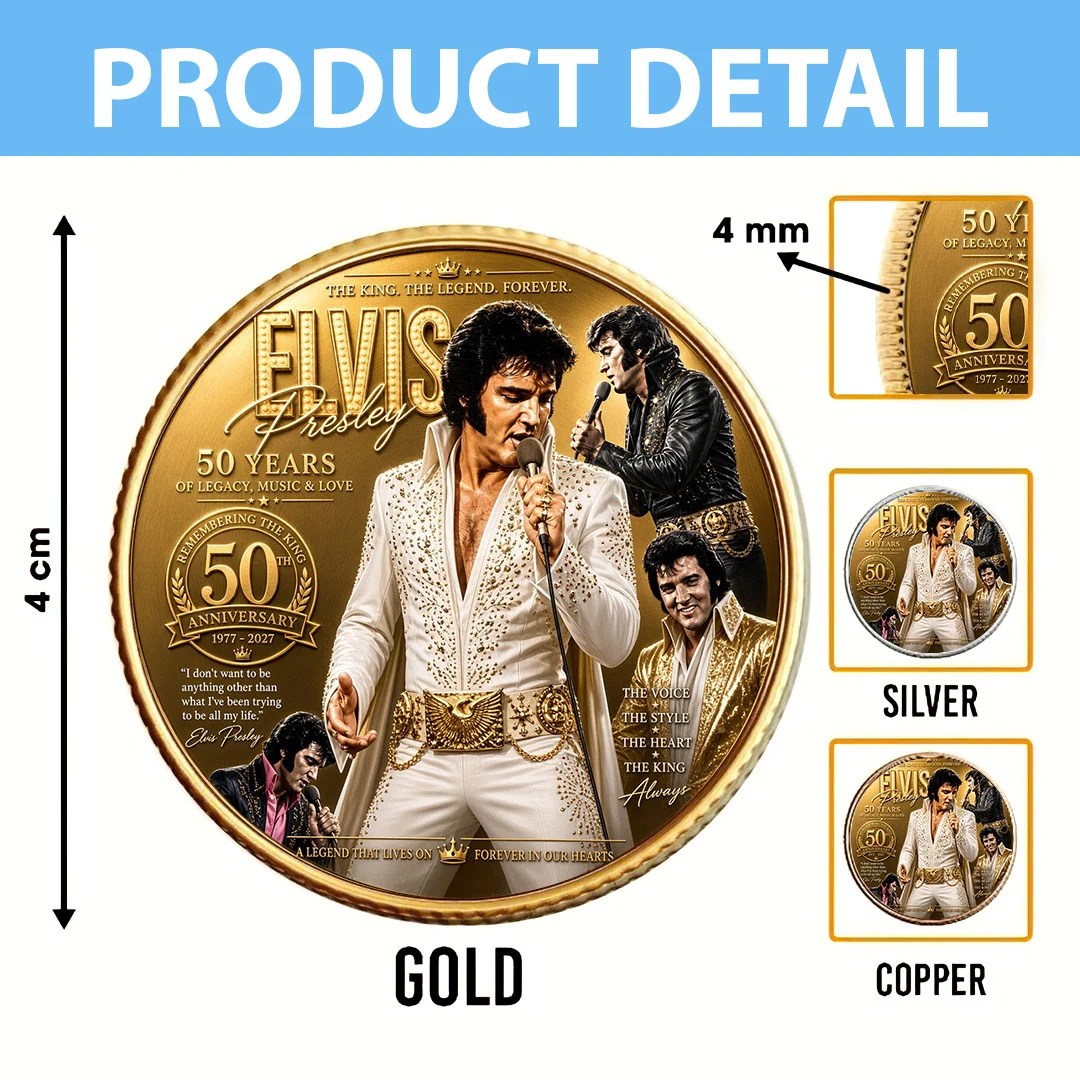 Elvis Presley 50th Anniversary 2027 Commemorative Coin – MAITM15358