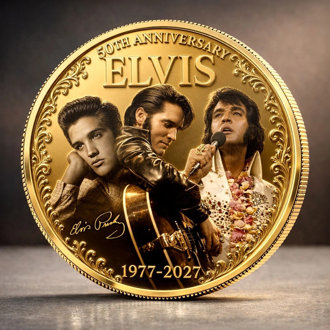 Elvis Presley 50th Anniversary 2027 Commemorative Coin – MAITM15360
