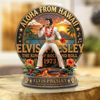 Elvis Presley Custom Shape Acrylic Plaque – TMTHU6833
