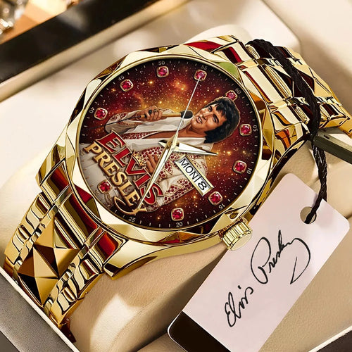 Elvis Presley Alloy Luxury Quartz Watch – TMTHU10260