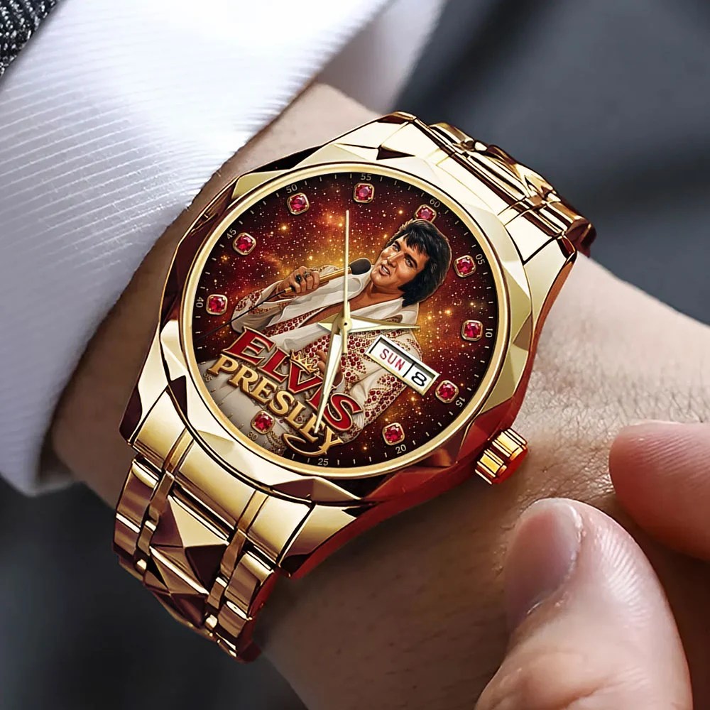 Elvis Presley Alloy Luxury Quartz Watch – TMTHU10260