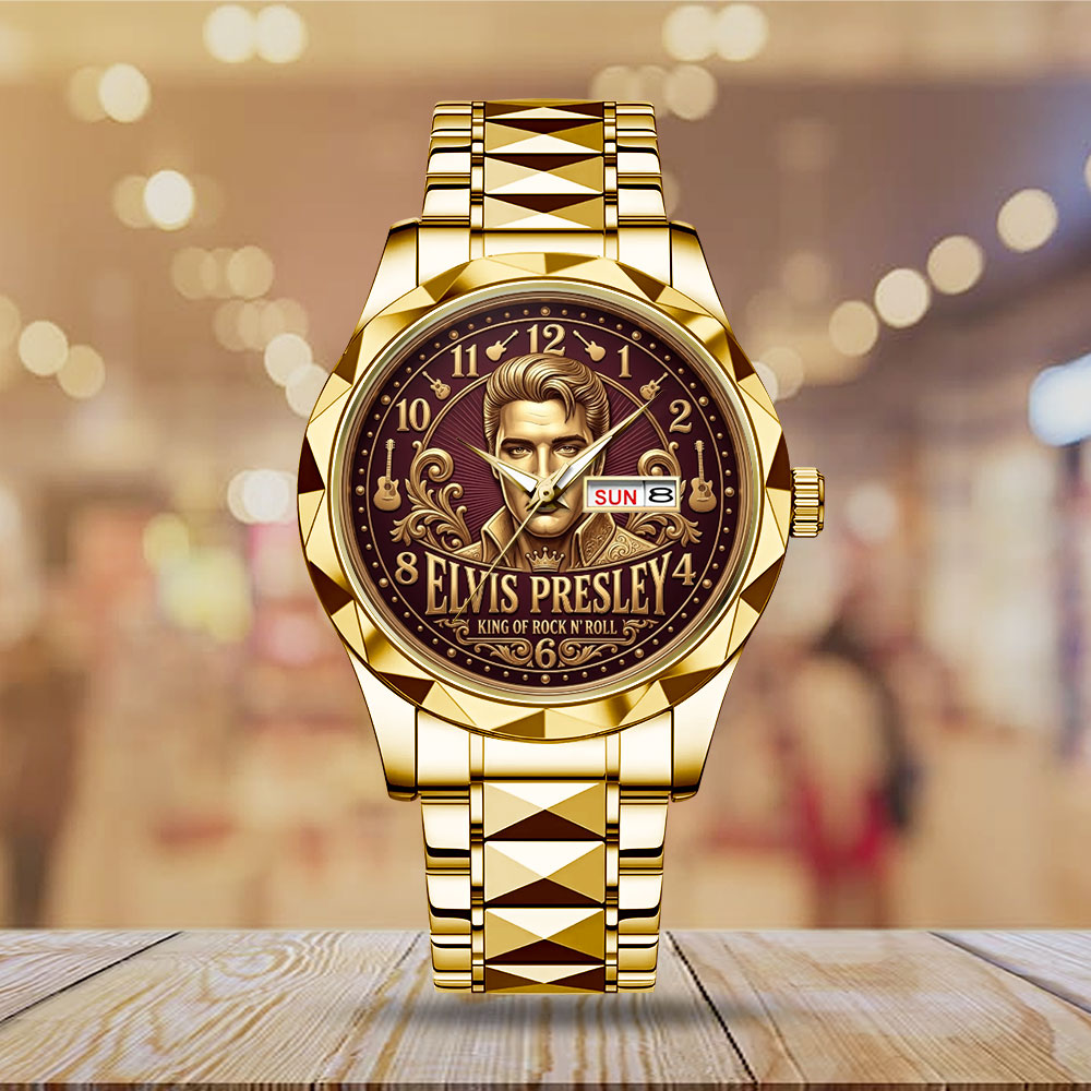 Elvis Presley Alloy Luxury Quartz Watch – TMTHU6854