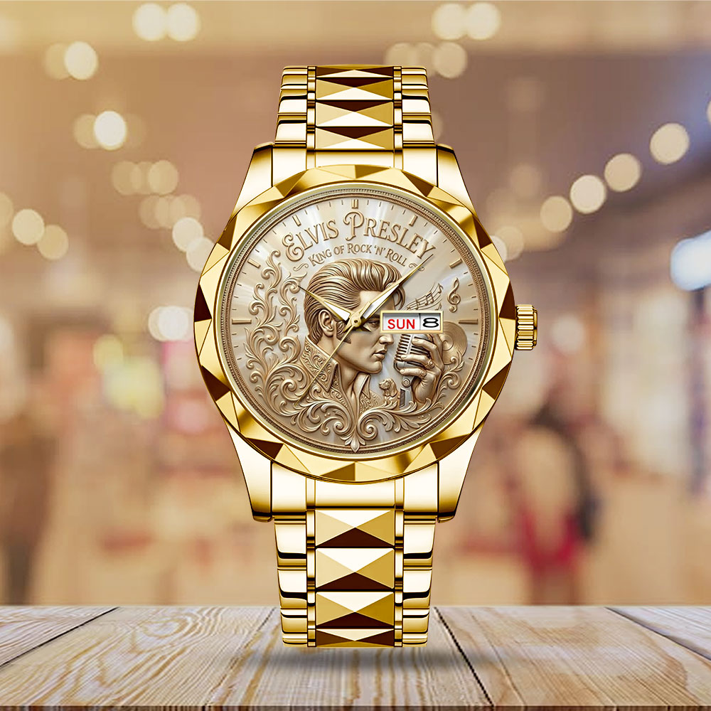 Elvis Presley Alloy Luxury Quartz Watch – TMTHU7186