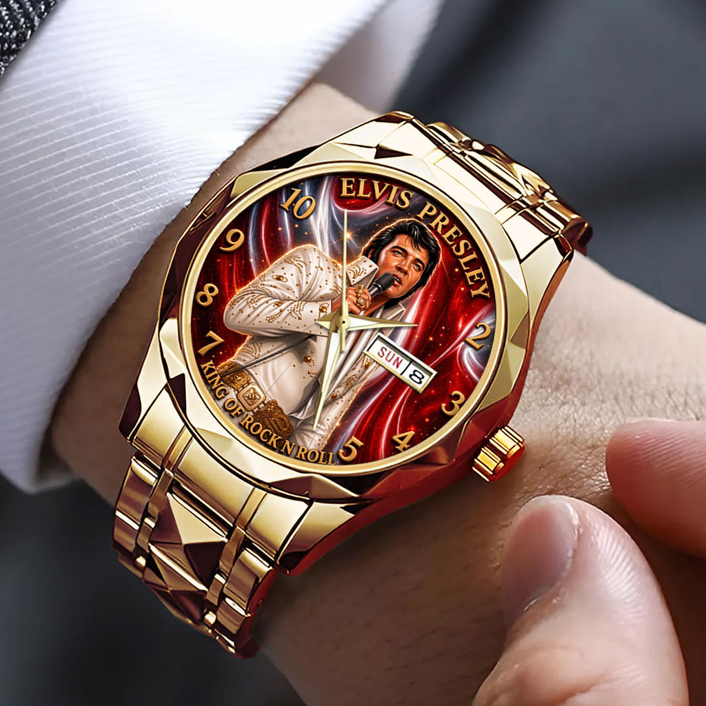Elvis Presley Alloy Luxury Quartz Watch – TMTHU8121