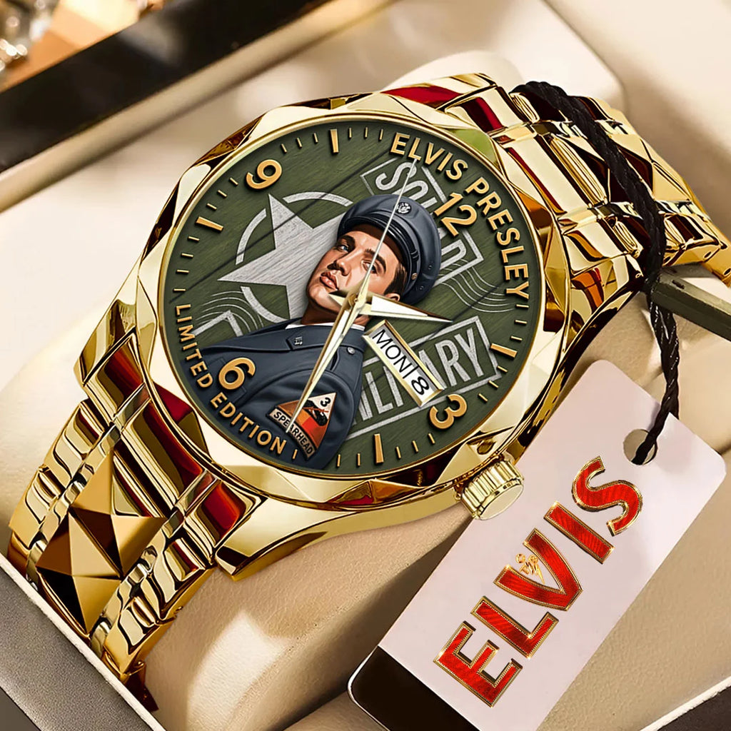 Elvis Presley Alloy Luxury Quartz Watch – TMTHU8615