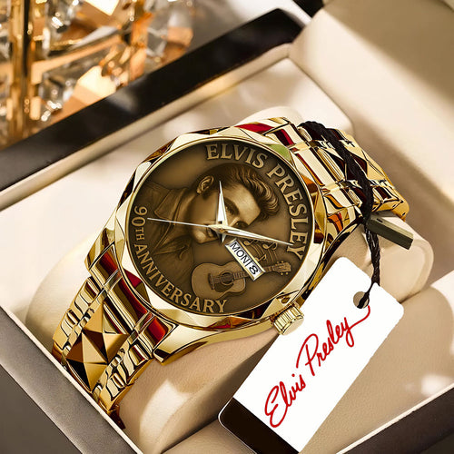Elvis Presley Alloy Luxury Quartz Watch – TANTN15874