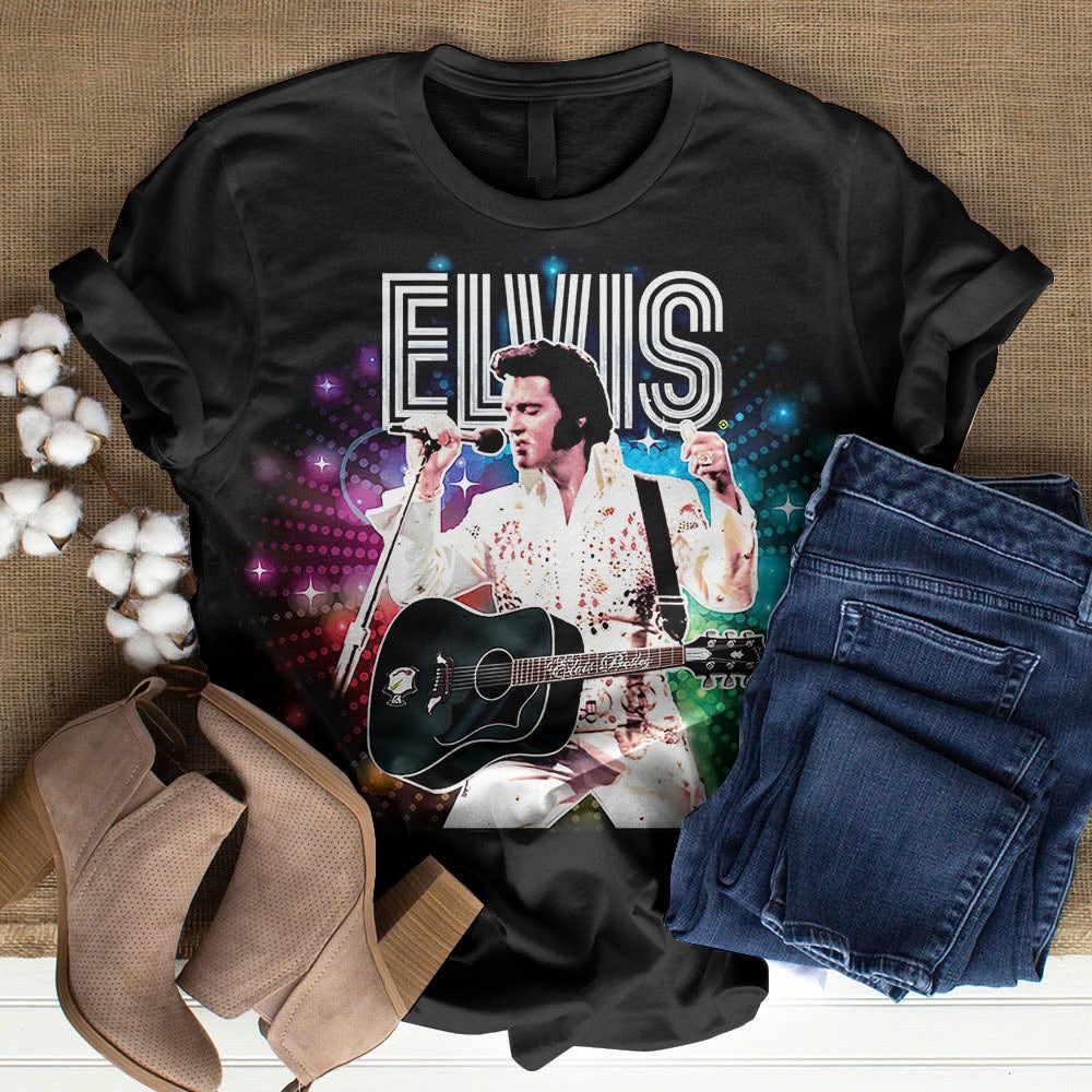 Elvis Presley Round Neck Raglan Sleeve Sweatshirt – VANDH 3931
