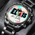 Elvis Presley Black Stainless Steel Watch – GNE 253