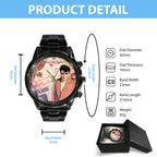 Elvis Presley Black Stainless Steel Watch – GNE 287