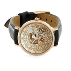 Elvis Presley Black Stitched Leather Watch – TMTHU7188