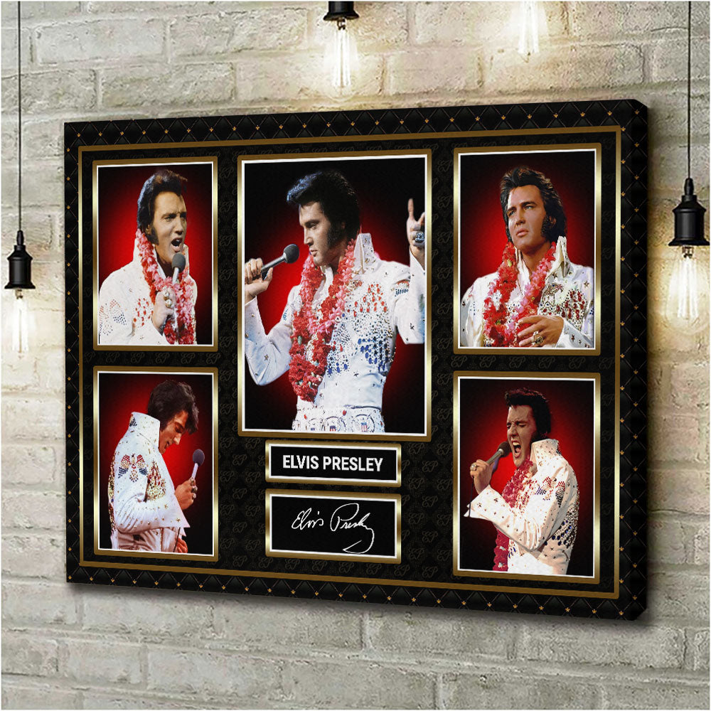 Elvis Presley Rectangle Canvas With Inner Frame – HOATT 8039