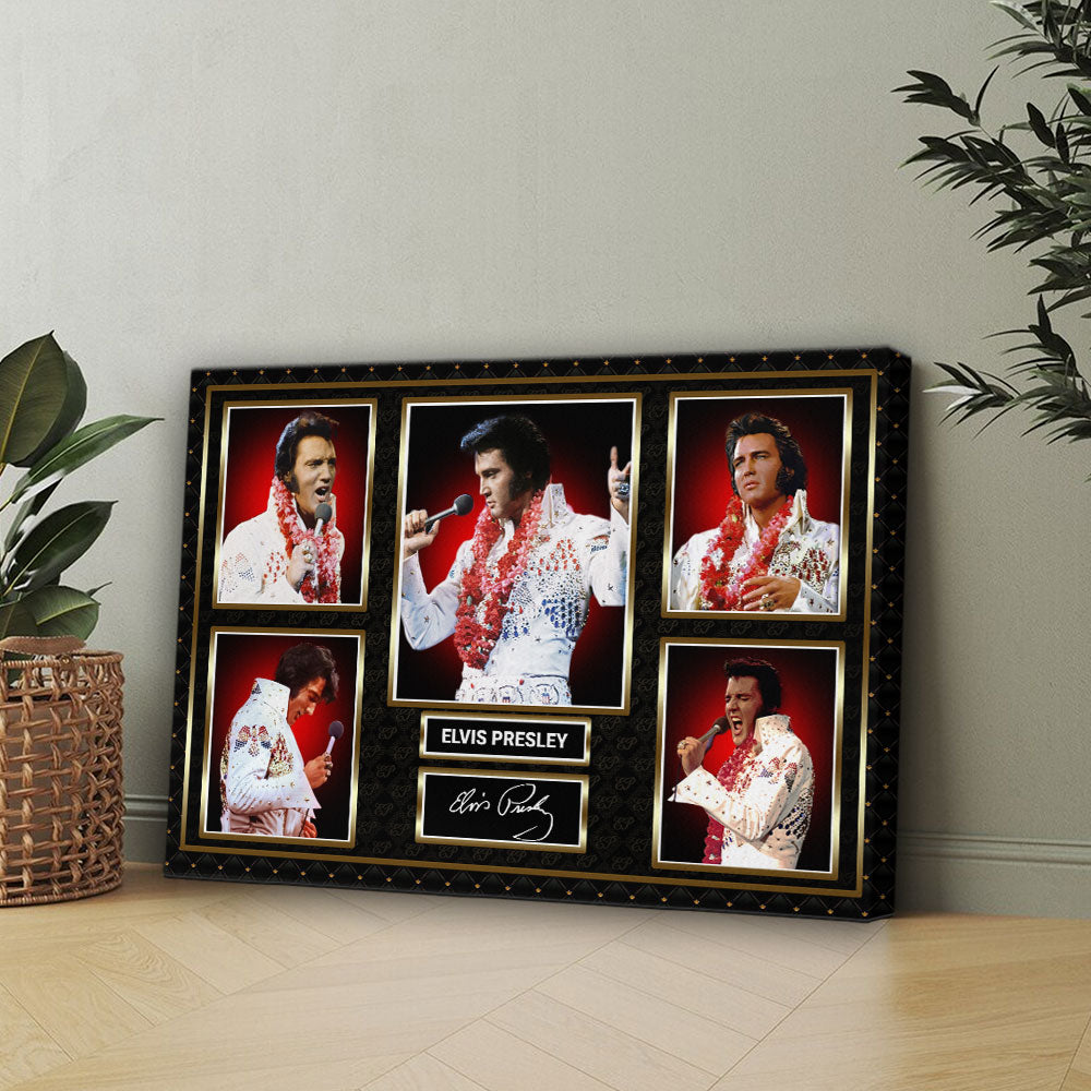 Elvis Presley Rectangle Canvas With Inner Frame – HOATT 8039