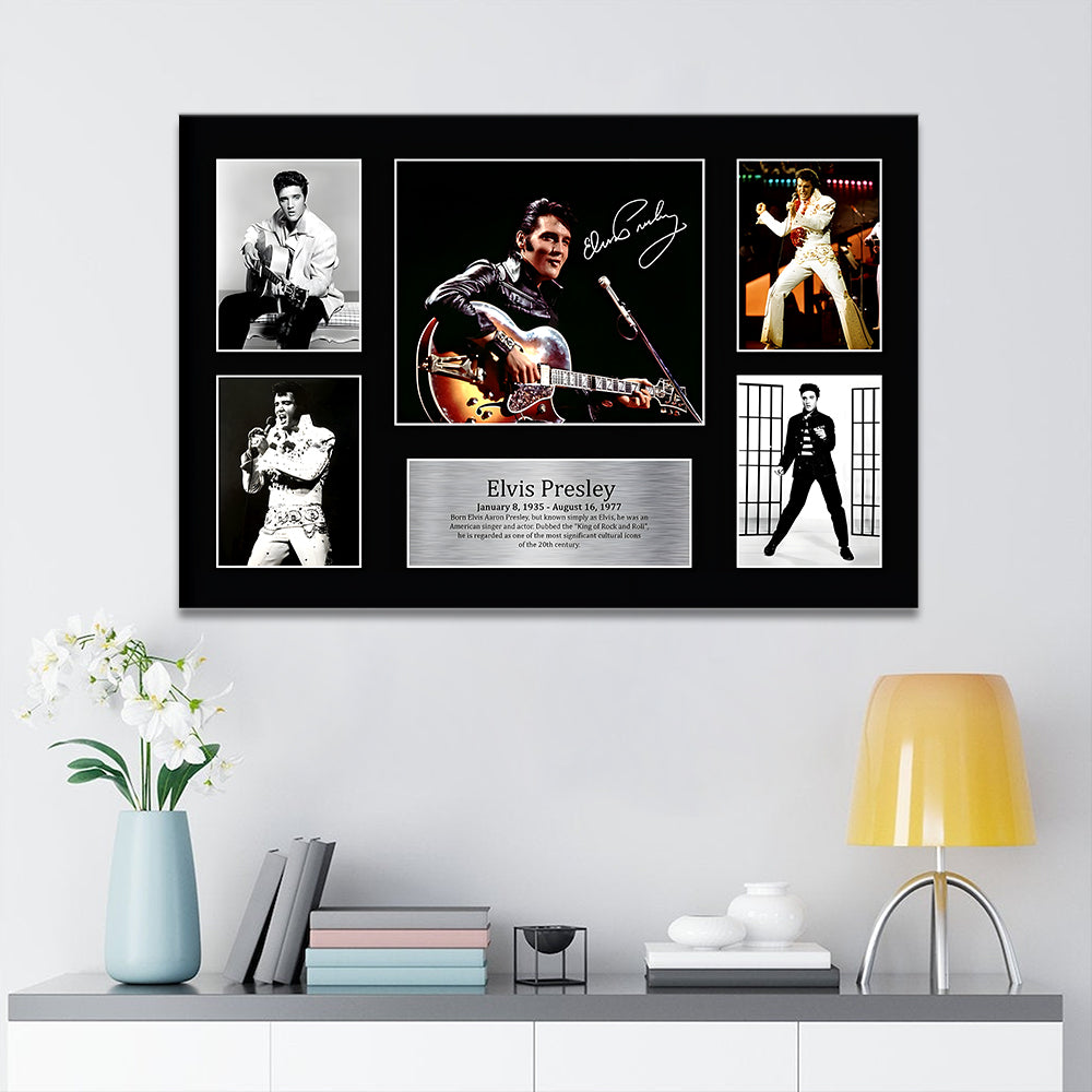 Elvis Presley Rectangle Canvas With Inner Frame – MAITM12609
