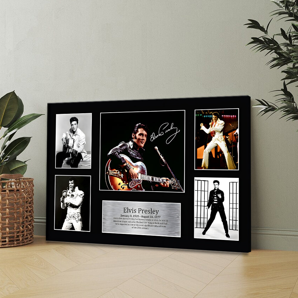 Elvis Presley Rectangle Canvas With Inner Frame – MAITM12609