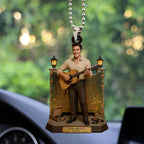 Elvis Presley Custom shape 2-sided Acrylic Car Ornament – MAITM12744